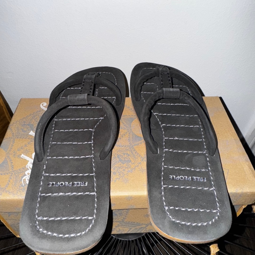 Free People Black Hadden Sandal Size 11 - Picture 6 of 8